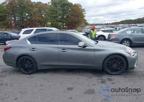 2018 Infiniti Q50 3.0T Luxe from USA, damaged, VIN JN1EV7AP0JM357235